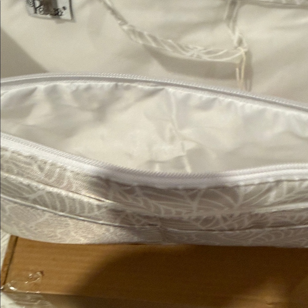 Periea set of 3 Purse Organizers Grey Leaves Brand New - Picture 5 of 7
